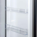 Forno Maderno 60-Inch 27.2 Cu. Ft. Built-In Convertible Refrigerator and Freezer in Black with Modern Trim and Antique Brass Handles (FFFFD1722-60MG-BLK)