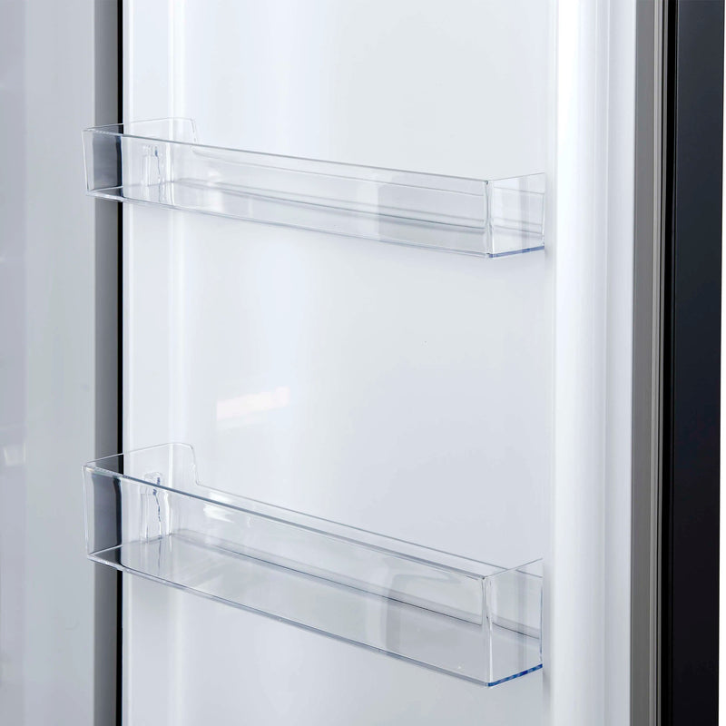 Forno Maderno 60-Inch 27.2 Cu. Ft. Built-In Convertible Refrigerator and Freezer in Black with Modern Trim and Antique Brass Handles (FFFFD1722-60MG-BLK)