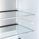 Forno 4-Piece Appliance Package - 36-Inch Gasl Fuel Range, Wall Mount Range Hood, 60-Inch Built-In Convertible Refrigerator, and Dishwasher in Black with Antique Brass Handle