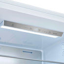 Forno 5-Piece Appliance Package - 36-Inch Galiano Dual Fuel Range, Wall Mount Range Hood, 60-Inch Refrigerator, Dishwasher, & 30-Inch Microwave Oven in White with Antique Brass Handle