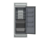 Forno Fortezza 32-Inch Right-Swing Convertible Refrigerator/Freezer with Trim Kit in Stainless Steel, Total No Frost (FFFFD1738-32RMG)
