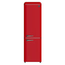 Forno Storico 22-Inch 9 Cu.Ft. Retro Bottom Freezer Refrigerator in Red with Copper-Tone Handle (FFFFD1745-22RED)