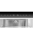 Custodia 24-Inch Bottom Freezer, 10.3 Cu. Ft., Right Swing, Ice Maker, Total No frost, Fast Cool & Fast  Freeze in Black with Antique Brass Handles (FFFFD1766-24BLK-RS)