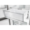 Forno Custodia 48-Inch Bottom Freezer Refrigerator with 20.6 Cu. Ft. Total No frost, Fast Cool & Fast Freeze in Stainless Steel (FFFFD1766-48S)