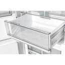 Forno Custodia 48-Inch Bottom Freezer Refrigerator with 20.6 Cu. Ft. Total No frost, Fast Cool & Fast Freeze in White with Antique Brass Handles (FFFFD1766-48WHT)