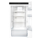 Forno Custodia 24-Inch Bottom Freezer, 10.3 Cu. Ft., Right Swing, Ice Maker, Total No frost, Fast Cool & Fast  Freeze in White with Antique Brass Handles (FFFFD1766-24WHT-RS)