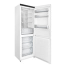 Forno Custodia 24-Inch Bottom Freezer, 10.3 Cu. Ft., Right Swing, Ice Maker, Total No frost, Fast Cool & Fast  Freeze in White with Antique Brass Handles (FFFFD1766-24WHT-RS)
