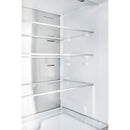 Forno Custodia 24-Inch Bottom Freezer, 10.3 Cu. Ft., Right Swing, Ice Maker, Total No frost, Fast Cool & Fast  Freeze in White with Antique Brass Handles (FFFFD1766-24WHT-RS)