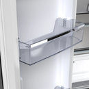 Forno Luigi 33-Inch 18 cu.ft. French Door Refrigerator in Black with Antique Brass Handles (FFFFD1791-33BLK)