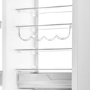 Forno Rivestito 42-Inch Built-In Panel Ready Refrigerator with Double Bottom Freezer, 16.9 Cu. Ft., Ice Maker, Total No Frost, Fast Cool & Fast Freeze (FFRBI1794-42)