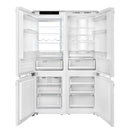 Forno Rivestito 42-Inch Built-In Panel Ready Refrigerator with Double Bottom Freezer, 16.9 Cu. Ft., Ice Maker, Total No Frost, Fast Cool & Fast Freeze (FFRBI1794-42)