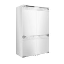 Forno Rivestito 42-Inch Built-In Panel Ready Refrigerator with Double Bottom Freezer, 16.9 Cu. Ft., Ice Maker, Total No Frost, Fast Cool & Fast Freeze (FFRBI1794-42)