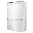 Forno Rivestito 42-Inch Built-In Panel Ready Refrigerator with Double Bottom Freezer, 16.9 Cu. Ft., Ice Maker, Total No Frost, Fast Cool & Fast Freeze (FFRBI1794-42)