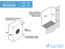 Victory Twister 30-Inch Wall Mount Range Hood with 450/600 CFM Remote Blower (Twister-30-RB)