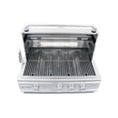 Renaissance Cutlass Pro 30-Inch Propane Gas Grill w/ Rear Burner, Briquette Trays & Blue LED Lights w/ Cart & Gas Connection (RON30B LP CK)