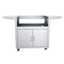Renaissance Premier 32-Inch Natural Gas Grill w/ Rear Burner, Cart & Gas Connection (RJC32A CK)