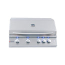 Renaissance Premier 32-Inch Propane Gas Grill w/ Blue LED, Rear Burner, Cart & Gas Connection (RJC32AL LP CK)