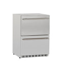 Renaissance 24-Inch 5.3 Cu. Ft. Two Drawer Refrigerator in Stainless Steel (REFR4)