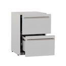 Renaissance 24-Inch 5.3 Cu. Ft. Two Drawer Refrigerator in Stainless Steel (REFR4)