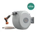 Giraffe Tools 62 Ft.- 155 Ft. Retractable Garden Hose Reel with Adjustable 9-pattern Nozzle