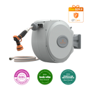 Giraffe Tools 62 Ft.- 155 Ft. Retractable Garden Hose Reel with Adjustable 9-pattern Nozzle
