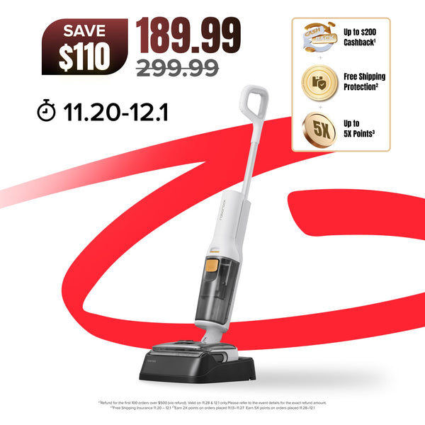 Roborock F25 GT Wet and Dry Vacuum Cleaner with 20000 Pa Suction Power (Customized Version of the F25 RT)