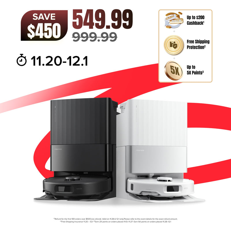 Roborock Qrevo Edge S5A Robot Vacuum with Multifunctional Dock 3.0, 18500 Pa Suction Power