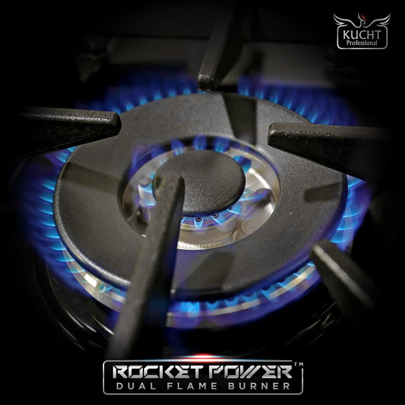 Kucht 48-Inch Pro-Style Dual Fuel Range with Propane Gas in Stainless Steel (KDF482/LP-S)