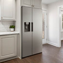 Cosmo 36-Inch 26.3 Cu. Ft. Side-by-Side Refrigerator with Water and Ice Dispenser in Stainless Steel (COS-SBSR263RHSS)