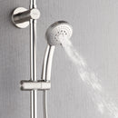 Forno Acqua Spa Retrofit 9-Inch Overhead Rainfall  Shower with 1.8 GPM Flow Rate, Handheld, Body Jets, 6 Way Diverter in Brushed Nickel (SC31BN-C8)