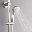Forno Acqua Spa Retrofit 9-Inch Overhead Rainfall  Shower with 1.8 GPM Flow Rate, Handheld, Body Jets, 6 Way Diverter in Brushed Nickel (SC31BN-C8)
