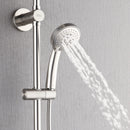 Forno Acqua Spa Retrofit 9-Inch Overhead Rainfall Shower with 2.5 GPM Flow Rate, Handheld, Body Jets, 6 Way Diverter in Brushed Nickel (SC31BN-C2)