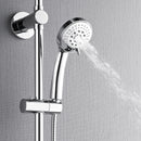 Forno Acqua Spa Retrofit 9-Inch Overhead Rainfall Shower with 2.5 GPM Flow Rate, Handheld, Body Jets, 6 Way Diverter in Polished Stainless Steel (SC31CP-C2)
