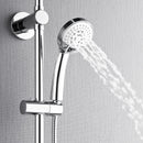 Forno Acqua Spa Retrofit 9-Inch Overhead Rainfall Shower with 2.5 GPM Flow Rate, Handheld, Body Jets, 6 Way Diverter in Polished Stainless Steel (SC31CP-C2)