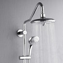Forno Acqua Spa Retrofit 8-Inch Overhead Rainfall Shower with 2.5 GPM Flow Rate, Handheld, Body Jets, 6 Way Diverter in Polished Stainless Steel (SC32CP-C2)