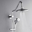 Forno Acqua Spa Retrofit 8-Inch Overhead Rainfall Shower with 2.5 GPM Flow Rate, Handheld, Body Jets, 6 Way Diverter in Polished Stainless Steel (SC32CP-C2)