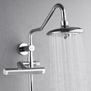 Forno Acqua Fall 8-Inch Overahead Rainfall Shower with 1.8 GPM Flow Rate, , 7 Way Diverter, Handheld Shower Head, Body Jets,  (SCW2CP-C8)