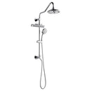 Forno Acqua Fall 8-Inch Overahead Rainfall Shower with 1.8 GPM Flow Rate, , 7 Way Diverter, Handheld Shower Head, Body Jets,  (SCW2CP-C8)