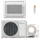 Senville 12K BTU, 25 SEER2, 230V Heat Pump Condenser & Floor Mounted Mini Split Air Handler (SENA-12HF-IF)