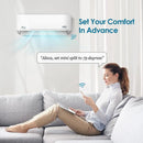 Senville LETO Series 12K BTU Mini Split with 21.2 SEER2, 115V Ductless Air Conditoner and Heat Pump Condenser with Wall Mount Air Handler (SENL/12CD/110V)