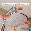 Canopy Filtered Tool-Free Showerhead with Felt Diffuser