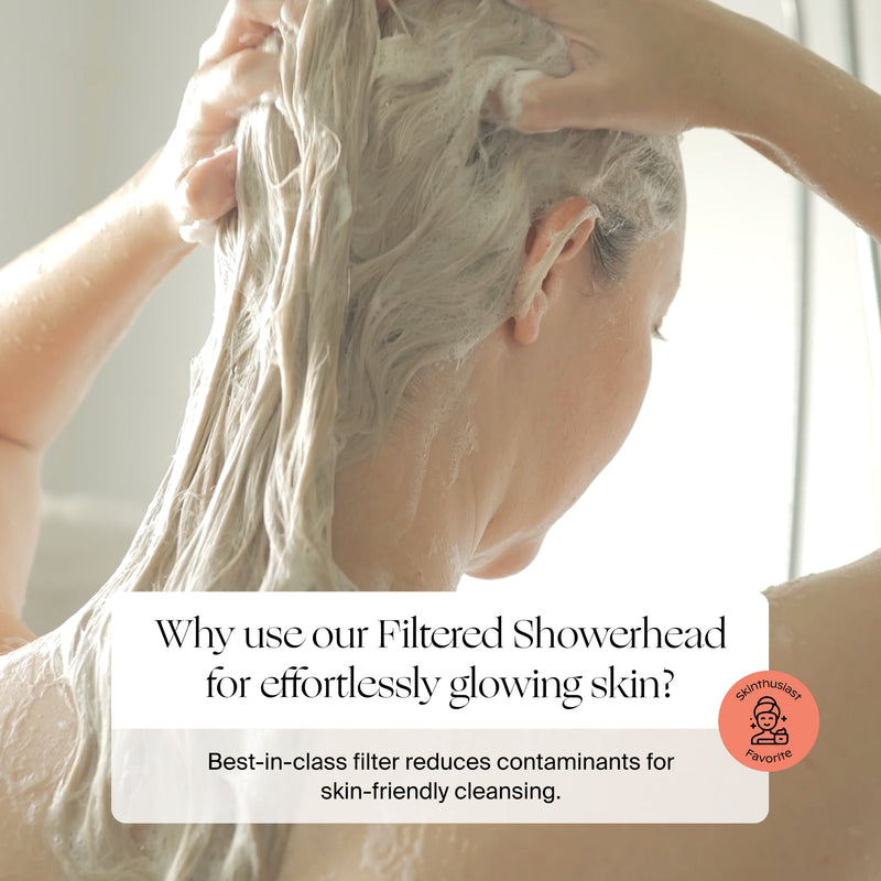 Canopy Filtered Tool-Free Showerhead with Felt Diffuser