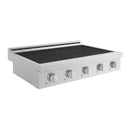 ZLINE 36 in. Paramount Induction Rangetop with 5 Element Cooktop in Satin Stainless Steel (SINRTS-36)