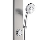 Forno Acqua Spa 9-inch Overhead Rainfall Shower Panel with 1.8 GPM Flow Rate, Handheld, Body Jets in Stainless Steel (SL31BC-8)