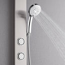 Forno Acqua Spa 9-inch Overhead Rainfall Shower Panel with 1.8 GPM Flow Rate, Handheld, Body Jets in Stainless Steel (SL31BC-8)