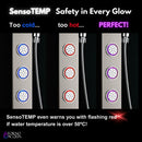 Forno Acqua Spa 9-Inch Overhead Rainfall Shower Panel with 2.5 GPM Flow Rate and SensoTemp, Handheld, Body Jets in Stainless Steel (SL31BC-L2)