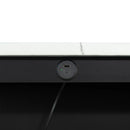 Parrot Uncle 36-Inch Modern Dining Table Set with 2 Stool, High Gloss Table Top, USB-A & USB-C Charging Ports (SL3401BK-PT-3PK-PU)