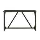 Parrot Uncle 59-Inch Rustic Dining&Bar Table Set with 3 Stools for Apartment, USB-A & USB-C Charging Ports (SL3403DG-PT-4PK-PU)