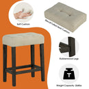 Parrot Uncle 59-Inch Rustic Dining&Bar Table Set with 3 Stools for Apartment, USB-A & USB-C Charging Ports (SL3403DG-PT-4PK-PU)