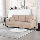 Parrot 3-Piece Sofa Set with Storage Ottoman & USB Charging in Beige